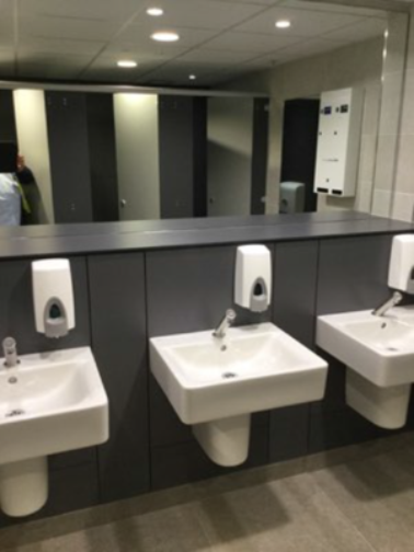 George Best Belfast City Airport Toilet Refurbishment