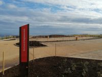 New car park and signage erected