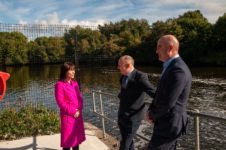 Minister Nicola Mallon, Paddy Harney, Niall McGill