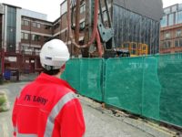 Assistant Estimator Sean Og Boyle visiting the Queen Street Site