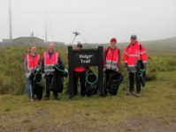 FKL Volunteer Team at Ridge Trail Sign