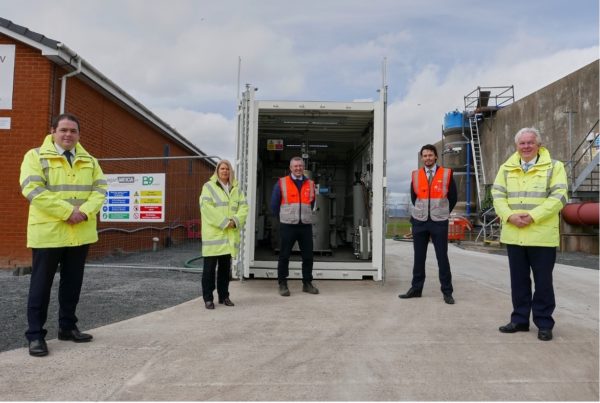 The Oxygen and Hydrogen Demonstrator Project currently underway at Kinnegar Wastewater Treatment Works