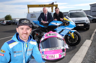 H&J Martin Sponsors International Road Racer Lee Johnston