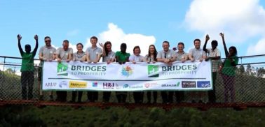 Ciara Doherty Joined other Northern Ireland civil engineers to connect communities with bridge in Rwanda
