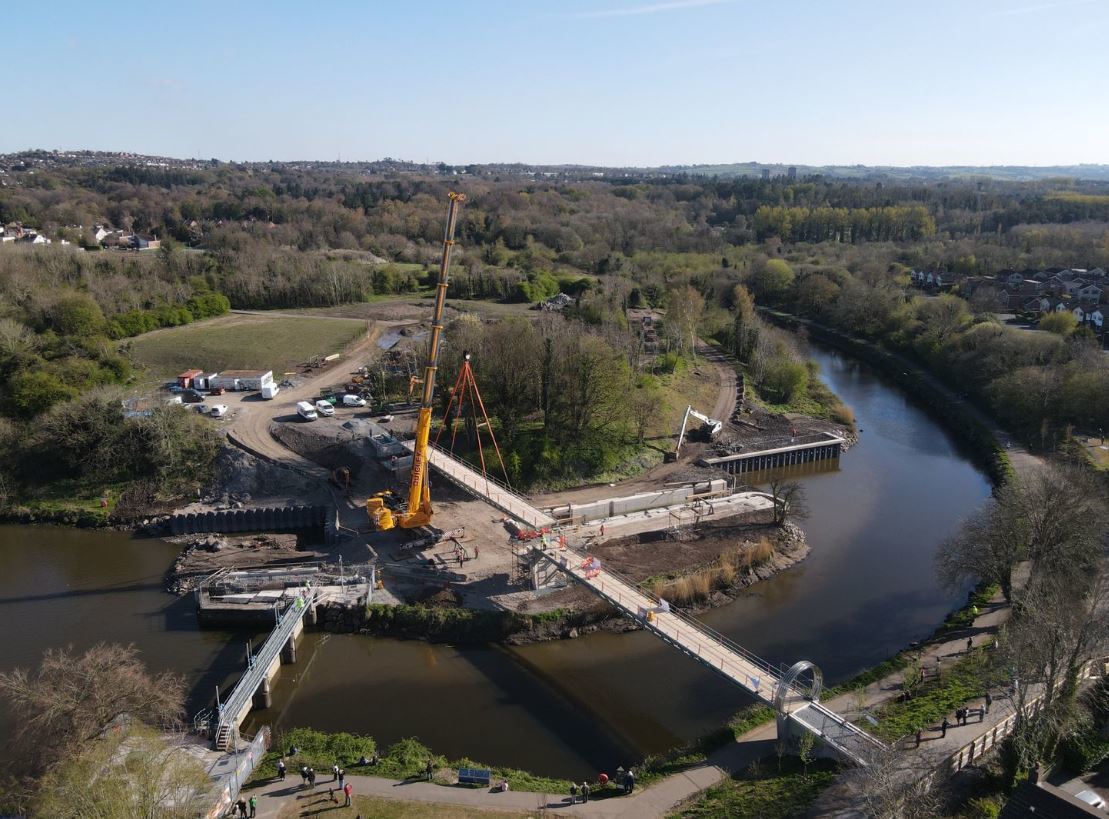 Lagan gateway second bridge lift charles brand